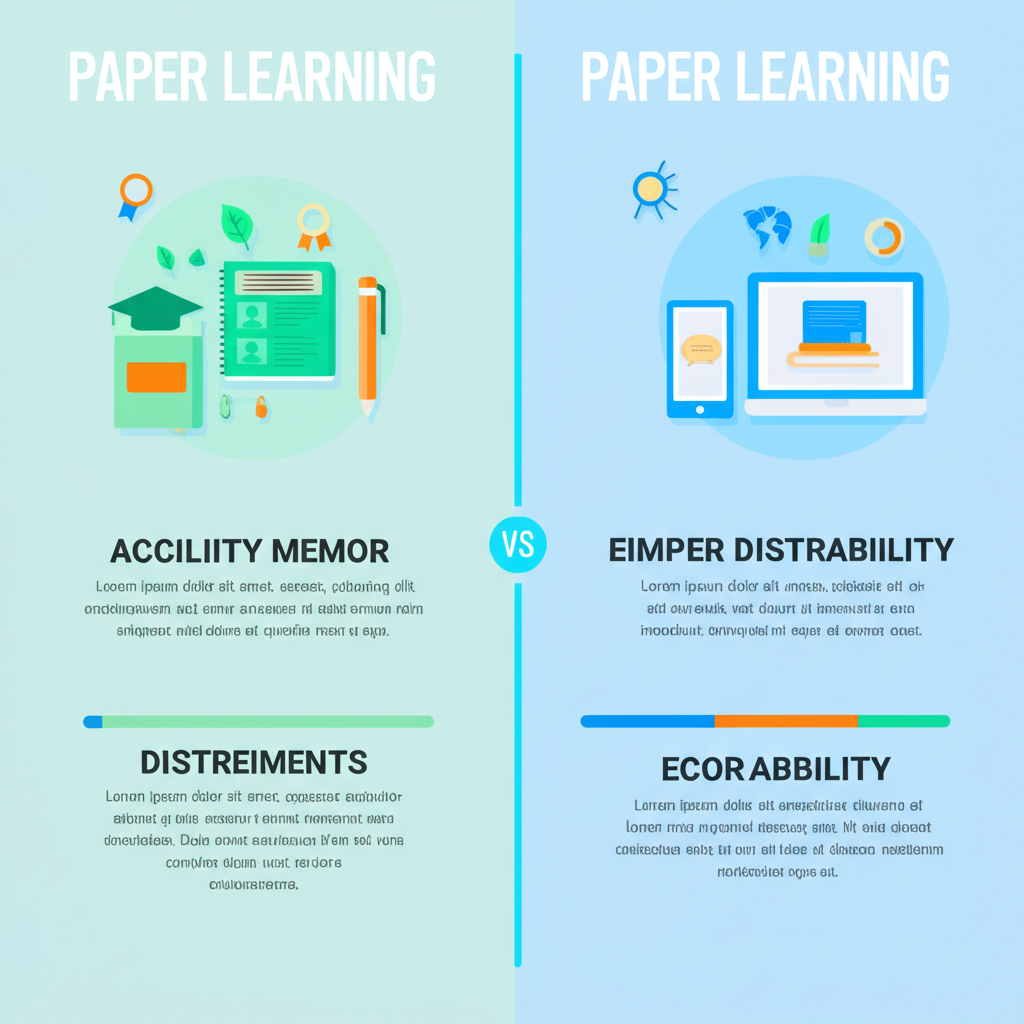 紙とデジタルの学習効果比較